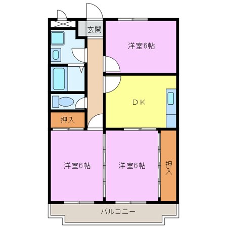 メゾン古杁の物件間取画像